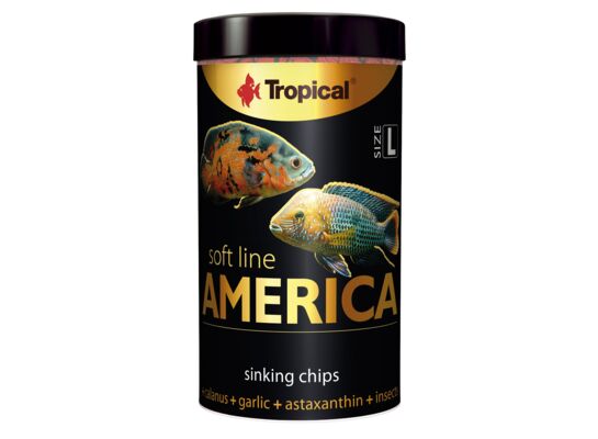 Pokarm dla ryb Soft Line America size L 250 ml / 130 g Tropical