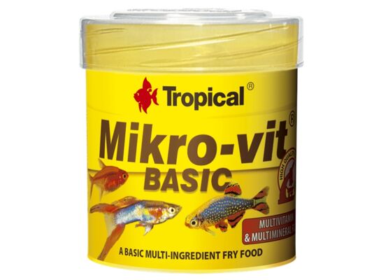 Pokarm podstawowy dla narybku Mikro-Vit basic 50 ml / 32 g Tropical