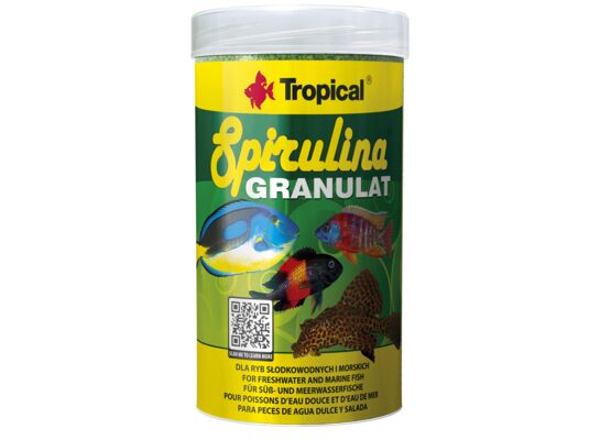 Pokarm dla ryb Spirulina Granulat 250 ml / 110 g Tropical