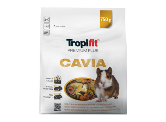 Pokarm dla świnki morskiej Cavia Tropifit Premium Plus 750 g
