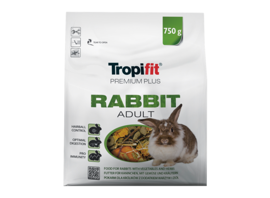 Karma dla królika Rabbit Adult Tropifit Premium Plus 750 g