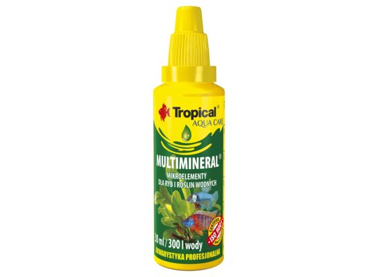 Preparat z mikroelementami do akwariów słodkowodnych Multimineral 30 ml Tropical