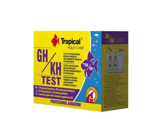 Test GH/KH do oznaczania twardość ogólnej i węglanowej Tropical