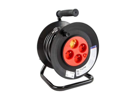 Przedłużacz bębnowy 4-gniazdowy 3 x 1,5 mm² 50 m Duwi