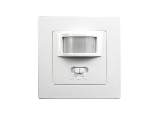 Czujnik ruchu podtynkowy 160° biały Duwi