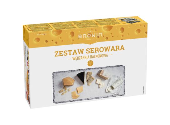 Zestaw wędzarnia z termometrem do serów 42,5 x 27 x 11 cm Browin