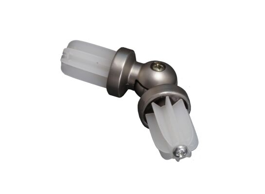 Łącznik przegubowy do karniszy 25 mm Barok satyna