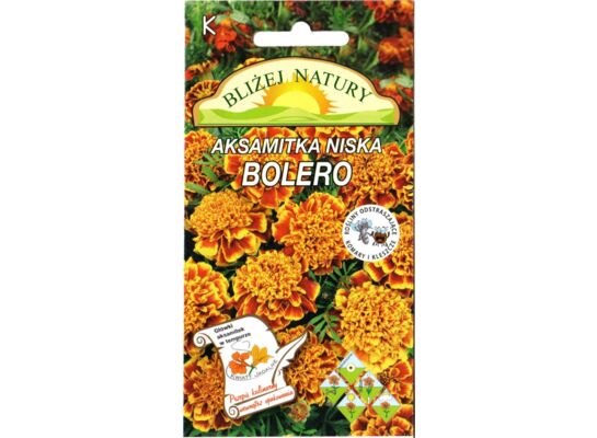 Aksamitka niska miodowo-mahoniowa Bolero 0,5 g POLAN 