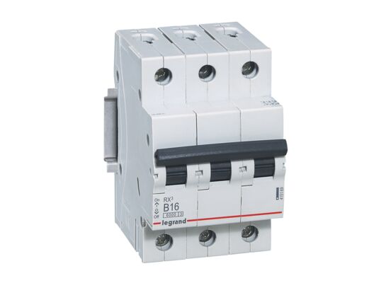 Wyłącznik nadprądowy RX 3P - B16A Legrand