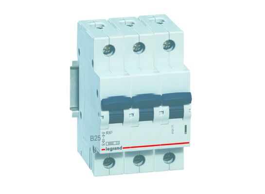 Wyłącznik nadprądowy RX 3P - B25A Legrand