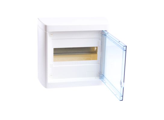 Rozdzielnica 1x8 Nedbox drzwi transparentne Duwi