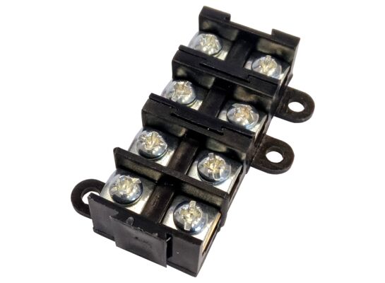 Listwa zaciskowa czarna 4 x 4 mm² Duwi