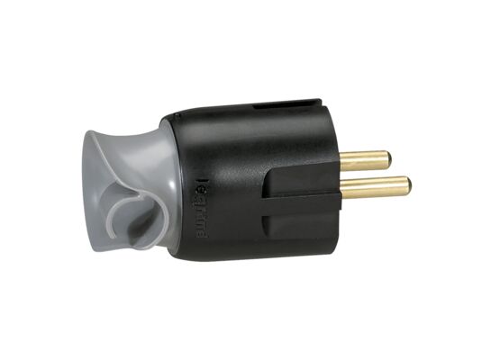 Wtyczka obrotowa czarna 2P+Z Legrand