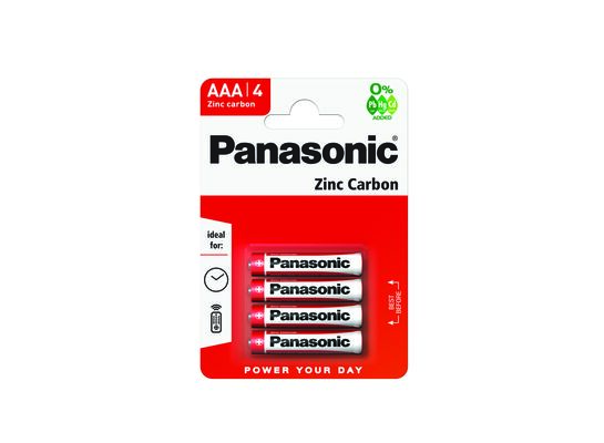 Bateria cynkowo-węglowa R03/4BP AAA 4 sztuki Panasonic