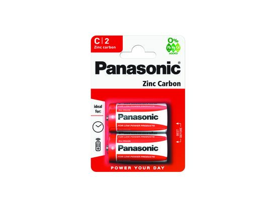 Bateria cynkowo węglowa R14/2BP C 2 sztuki Panasonic