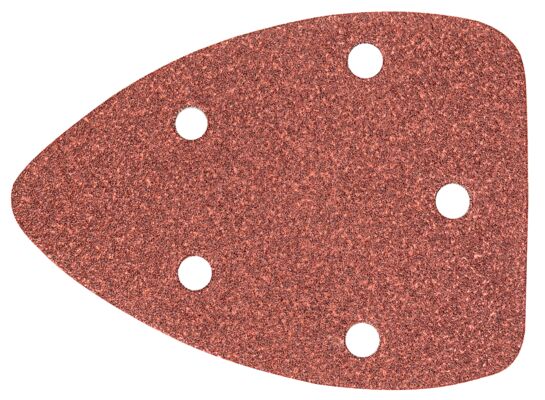 Papier ścierny na rzep, K60, 5 sztuk GRAPHITE