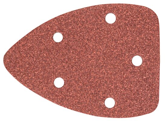 Papier ścierny na rzep, K80, 5 sztuk GRAPHITE