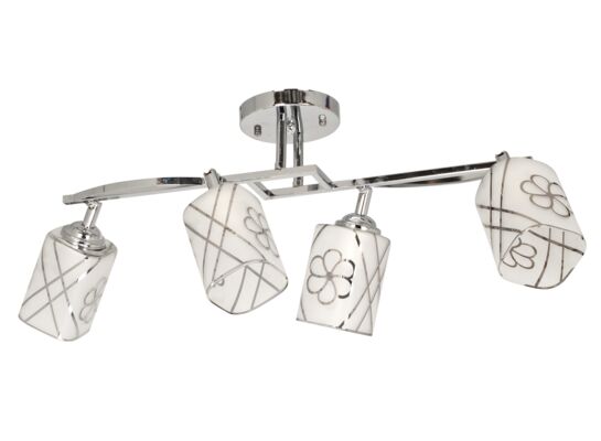 Lampa wisząca W-K 1689/4 chrom E27 Venti