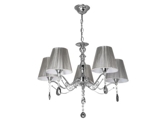 Lampa wisząca W-N 0936/5 chrom E14 Venti