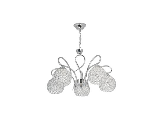 Lampa wisząca W-A 1537/5 chrom E27 Venti