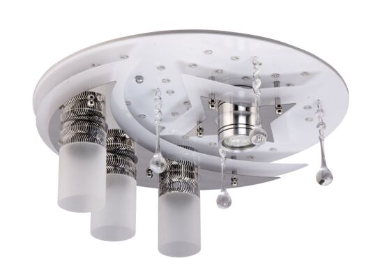 Plafon P-S 0847/3+1 biały E27, LED, MR11 Venti