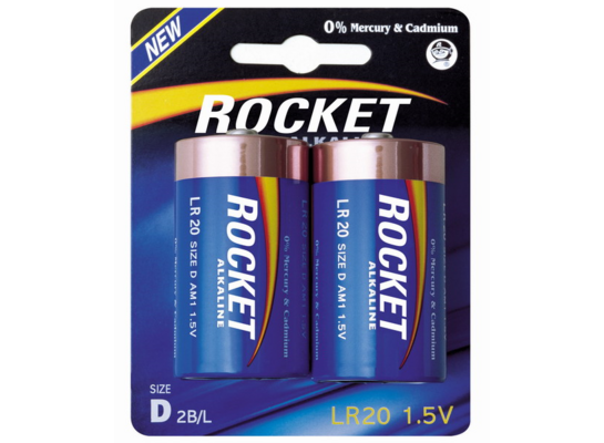 Bateria ROCKET LR20 2 sztuki