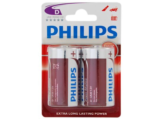 Baterie POWERLIFE LR20 blister 2 sztuki PHILIPS