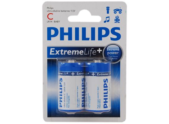 Baterie EXTREME LR14 blister 2 sztuki PHILIPS