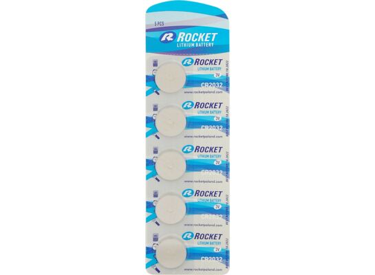 Baterie CR2032 blister 5 sztuk ROCKET