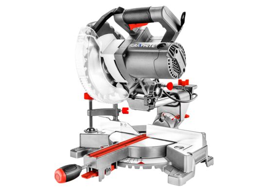 Pilarka ukosowa 1400 W, tarcza 185 x 16 mm GRAPHITE