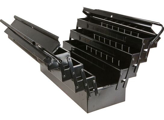 Skrzynka narzędziowa 55 x 20 x 27 cm, metalowa TOPEX