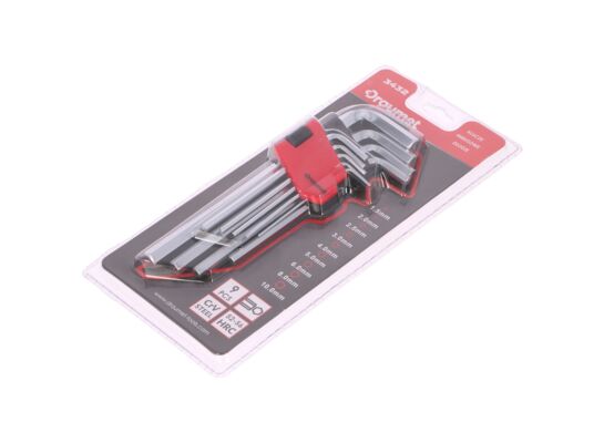 Klucze imbusowe długie 9 sztuk DRAUMET