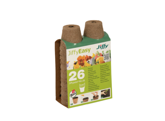 Doniczka torfowa okrągła 6 cm 26 szt.