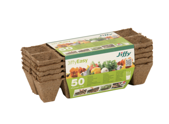 Wielodoniczka torfowa 10 otworów kwadratowych 4,5 x 4,5 cm 5 szt.