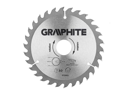 Tarcza do pilarki, widiowa, 160 x 30 mm, 30 zębów GRAPHITE