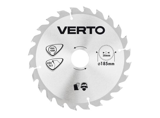 Tarcza do pilarki, widiowa, 185 x 30 mm, 24 zęby VERTO