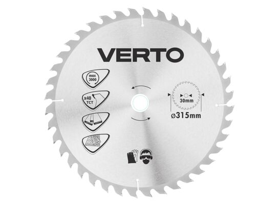 Tarcza do pilarki, widiowa, 315 x 30 mm, 40 zębów VERTO