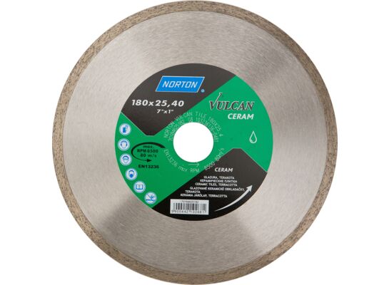 Tarcza diamentowa 180 x 25,4 mm, pełna VERTO