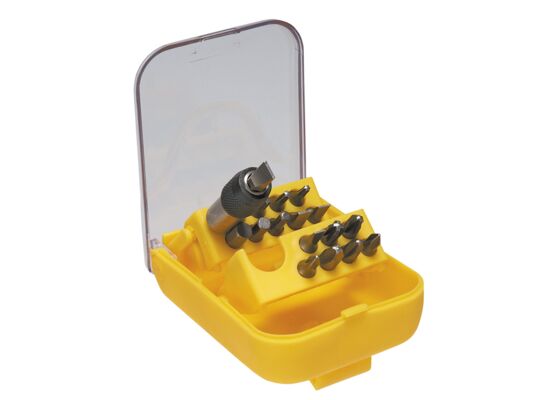 Końcówka wkrętakowa z uchwytem, zestaw 18 sztuk TOPEX