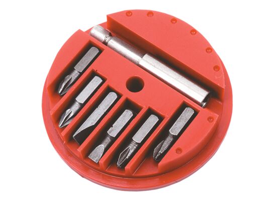 Końcówka wkrętakowa z uchwytem, zestaw 7 sztuk Top Tools