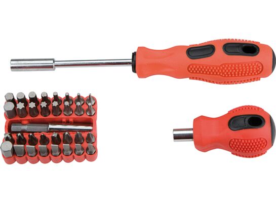Końcówka wkrętakowa z uchwytami, zestaw 35 sztuk Top Tools
