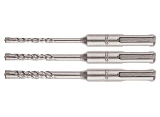 Zestaw wierteł do betonu SDS Plus, quatro, zestaw 3 sztuki - 6, 8, 10 x 110 mm GRAPHITE