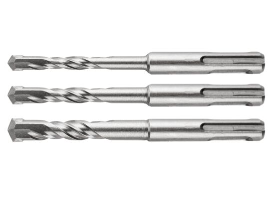 Zestaw wierteł do betonu SDS, zestaw 3 sztuki - 6, 8, 10 x 110 mm VERTO