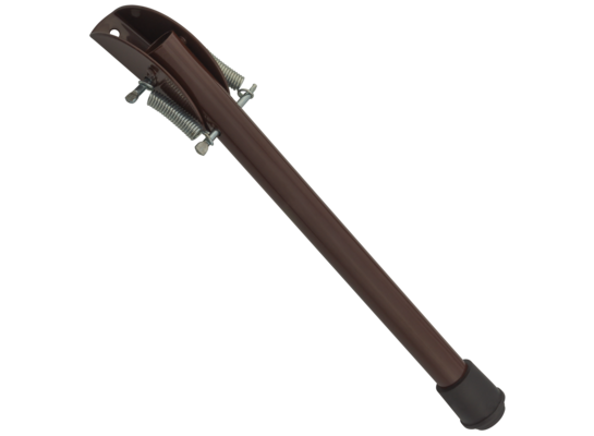 Nóżka blokująca drzwi 165 mm mała brąz