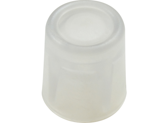 Odbojnik drzwiowy gumowy 27 x 30 mm bezbarwny z maskownicą