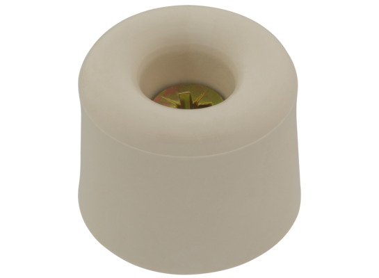 Odbojnik drzwiowy gumowy torebka biały