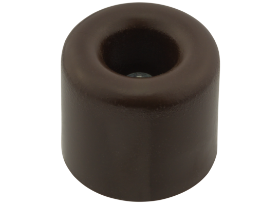 Odbojnik drzwiowy gumowy torebka brąz