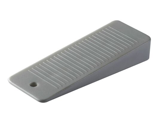 Odbojnik drzwiowy gumowy KLIN 95 x 32 mm szary