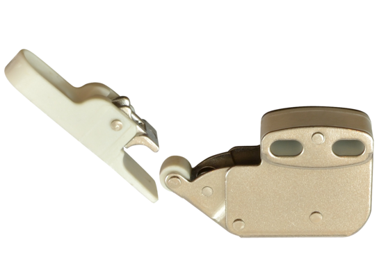 Odbojnik samootwierający zatrzaskowy biały STAHL