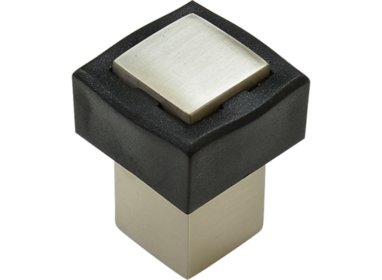 Odbojnik drzwiowy kwadrat DB-007 nikiel szczotkowany